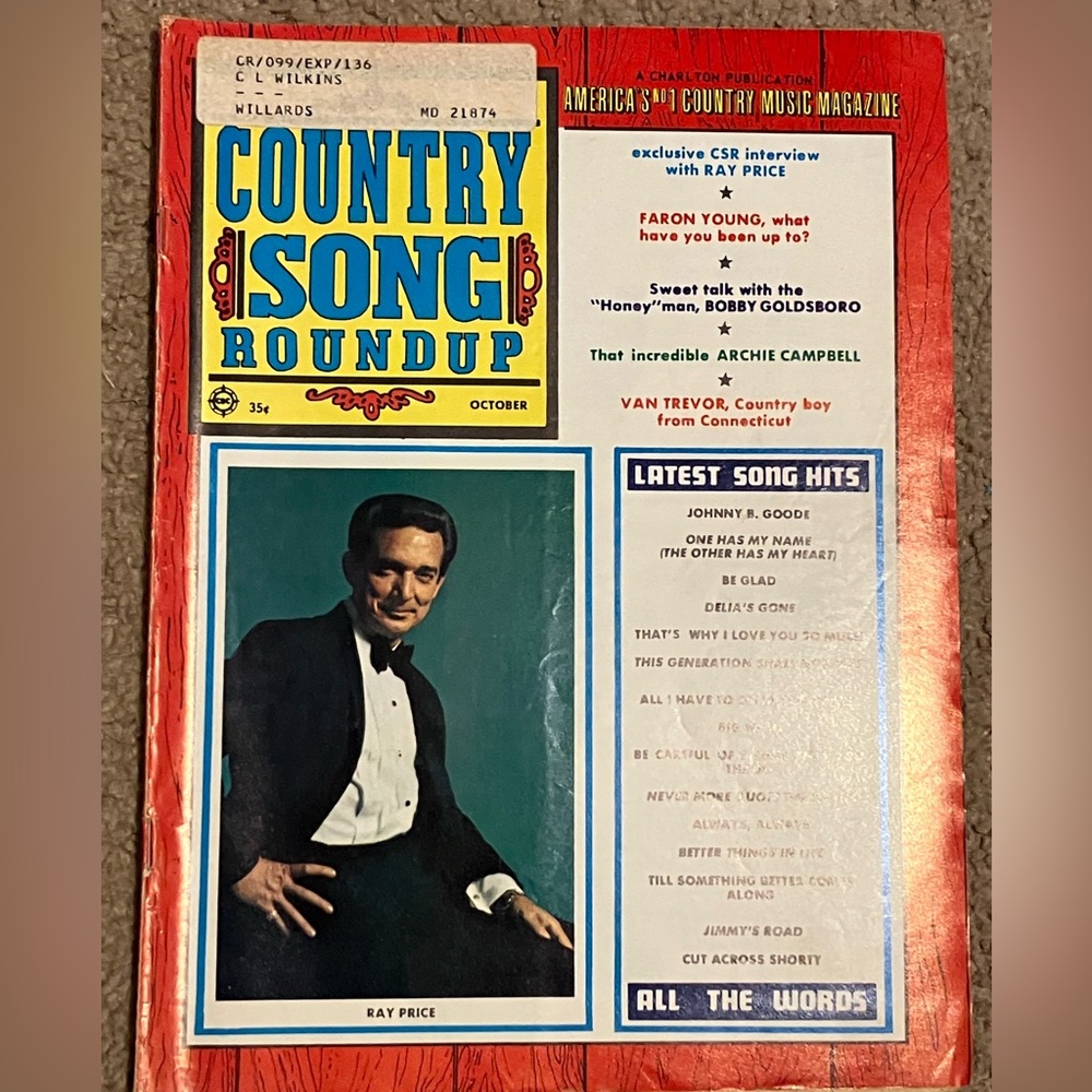 2/$10 country song roundup magazine